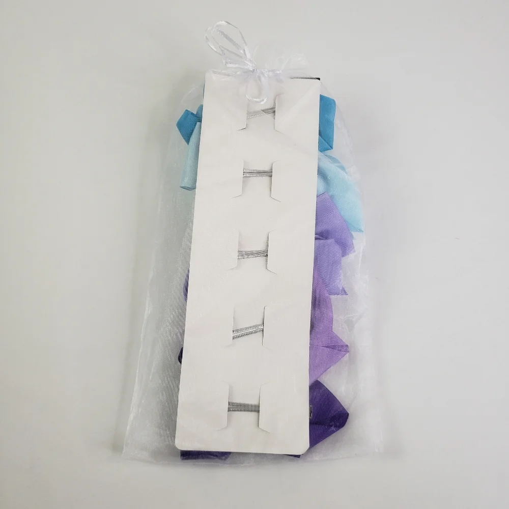 5 packs girls hair bows